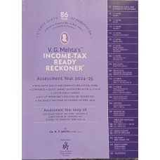 VG METHA-INCOME TAX READY RECKONER - Assessment Year 2024-25 & 2025-2026