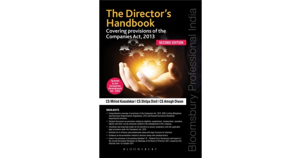 The Director's Handbook Covering Provisions Of The Companies Act,2013