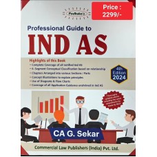  IND AS -FOR PROFESSIONALAS BY CA G SEKAR -2024