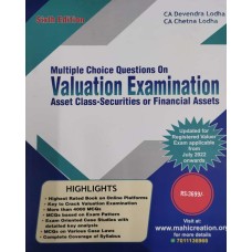 VALUATION EXAMINATION -Asset Class-Securities or Financial Assets _Multiple choice question - by CA DEVENDRA LODHA