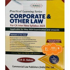 CA INTER-CORPORATE & OTHER LAWS FOR MAY 2024 EXAMS