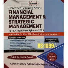 CA INTER NEW SYLLABUS-FINANCIAL MANAGEMENT & STRATEGIC MANAGAMENT- BY CA B SARARAVA PRASATH-PADHUKAS- 1ST EDITION-AUGUST 2023 - FOR MAY 2024 EXAMS